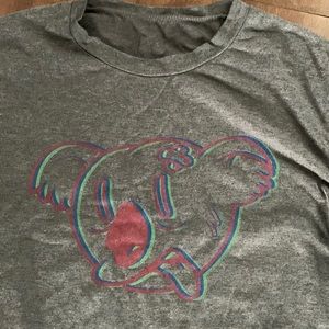 koala logo - men's black vintage tee calum von moger Size M VM Short Sle…